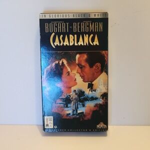 Casablanca VHS 1942, 1994 Release Black & White Remastered Collector's Edition